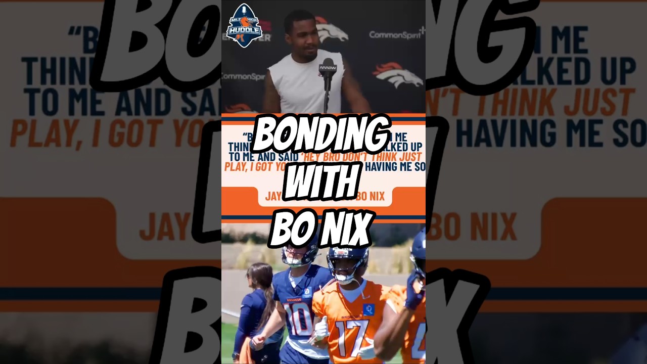 #Broncos WR Jaylen Waddle is bonding with Bo Nix at Broncos Camp