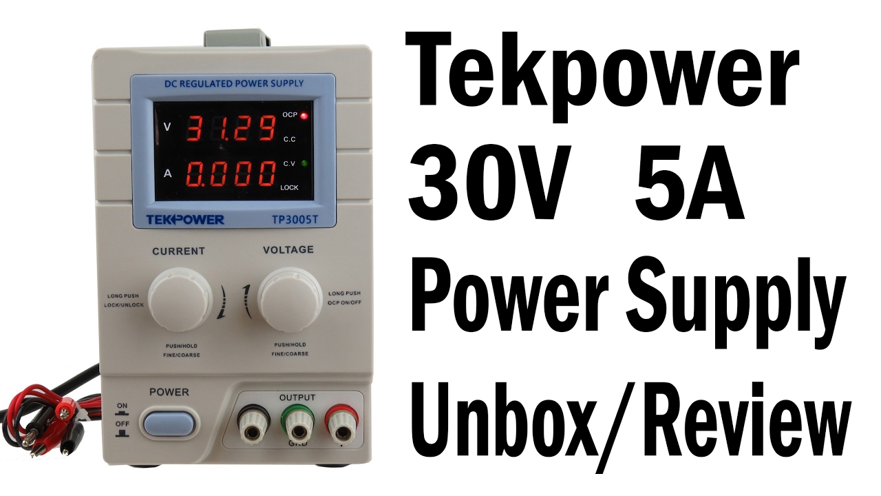 Unboxing and Review of the TekPower TP3005T Linear Variable DC Power Supply