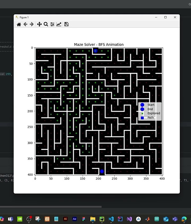 Python Maze Solver - BFS Algorithm #python #breadthfirstsearch #maze # ...
