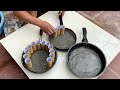 Make flower pots from toilet paper and pans - Recycle pans make unique flower pots