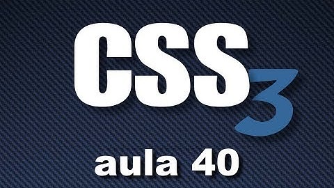 Curso de CSS3 #40 - Animation - parte 1