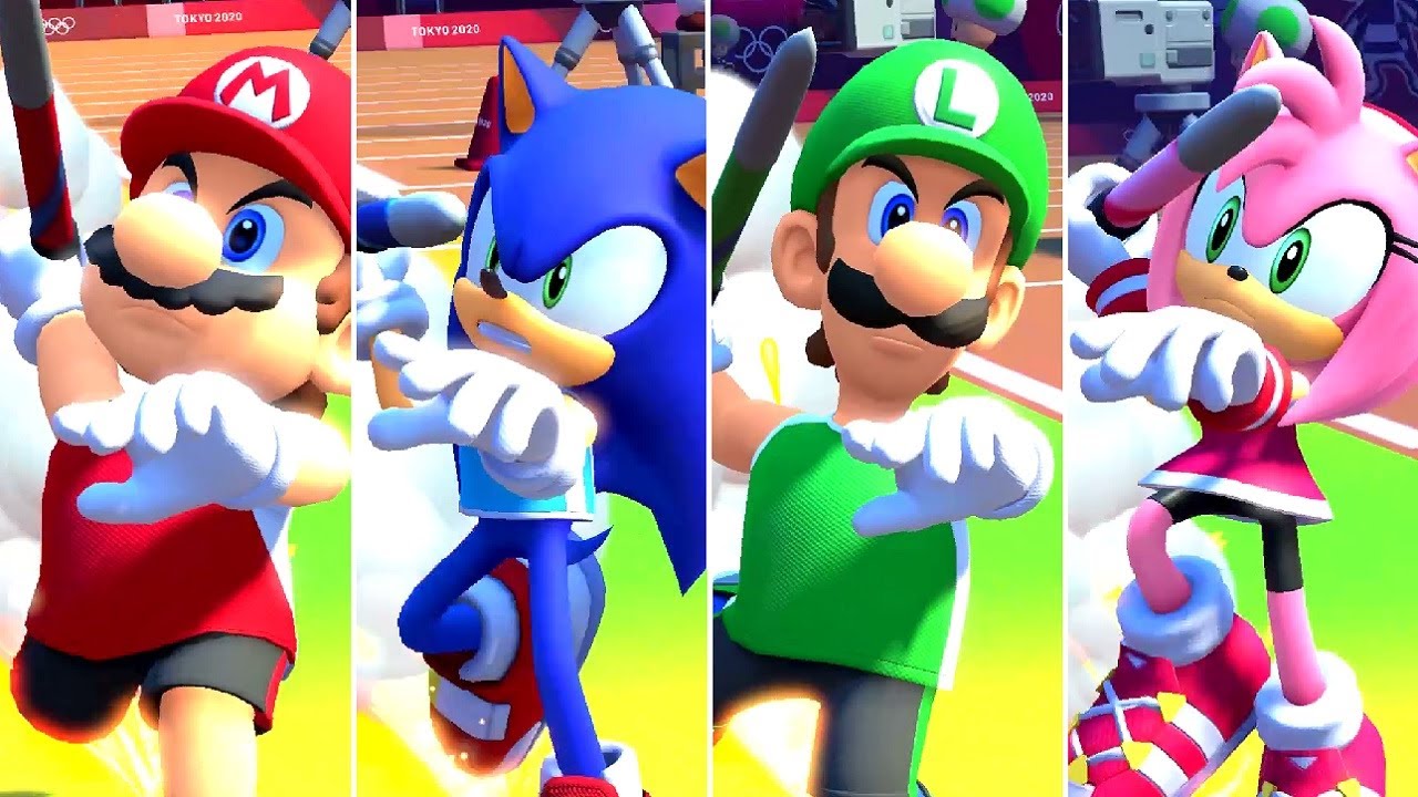 Javelin Throw (All Characters) - Mario & Sonic at the Olympic Games Tokyo 2020