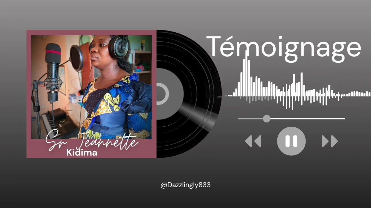 Soeur Jeannette Kidima. Témoignage