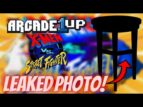 Arcade1Up X-Men vs. Street Fighter Stool Photo Leaked! - More on the Way? from PDubs Arcade Loft