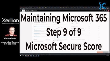 Microsoft Secure Score | Step 9 of 9 | Maintaining Microsoft 365