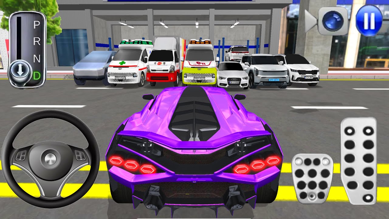 Today I driving and repairing all parking cars - 3d car driving class - android ios gameplay 