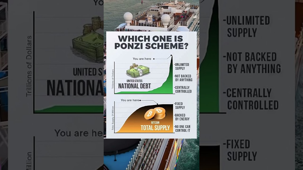 Elon Musk just called Fiat Currency a Ponzi Scheme 👀 #elonmusk #money #bitcoin