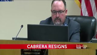 EPISD board votes to part ways with Superintendent Juan Cabrera
