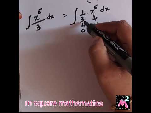 constant multiple rule in integration| Integration @ m square mathematics #inter maths #btech basics