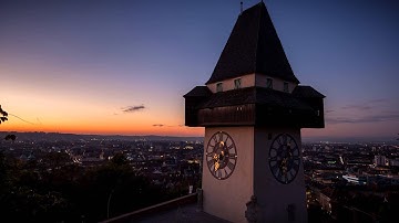 Graz Uhrturm Sunrise