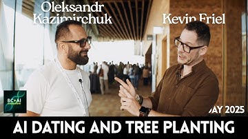 BC Founders Day Vibe Lounge 2025: Oleksandr Kazimirchuk on AI Dating and Tree planting