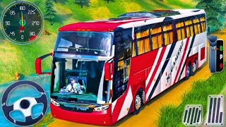 Uphill Offroad Passenger Driving Simulator - Uphill Offroad Coach Bus Driving 2025: Android GamePlay screenshot 4