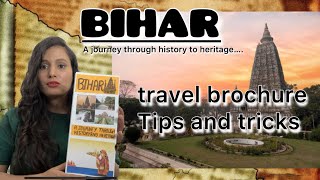 How to make school travel brochure project | Bihar travel brochure project
