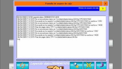 TPV.net Bares Arqueo de la caja