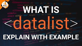 What is datalist HTML tutorials in Hindi | Interview Question