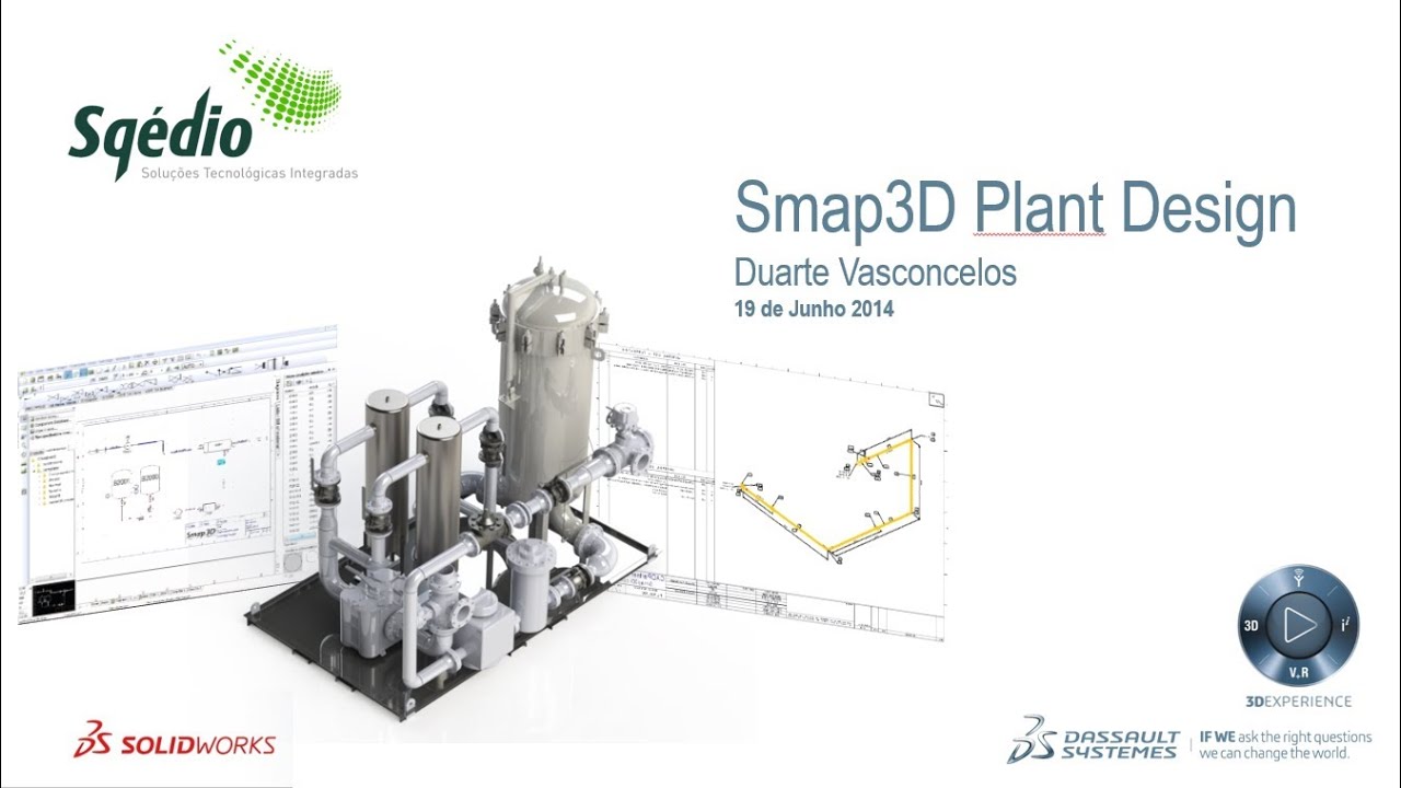 A Sqédio apresenta o Smap3D Plant Design - YouTube