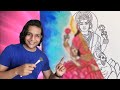 Colouring Goddess Lakshmi #youtubeshorts #trending #shorts