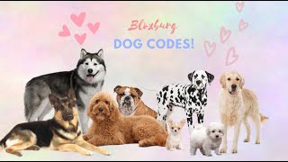 Bloxburg dog codes