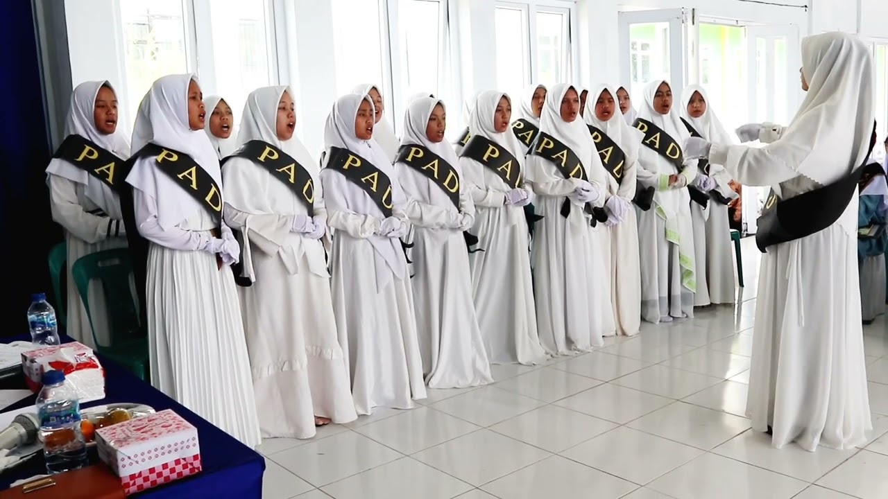 Terima kasih  (Guruku) paduan suara santri terpadu Bustanul Arifin putri