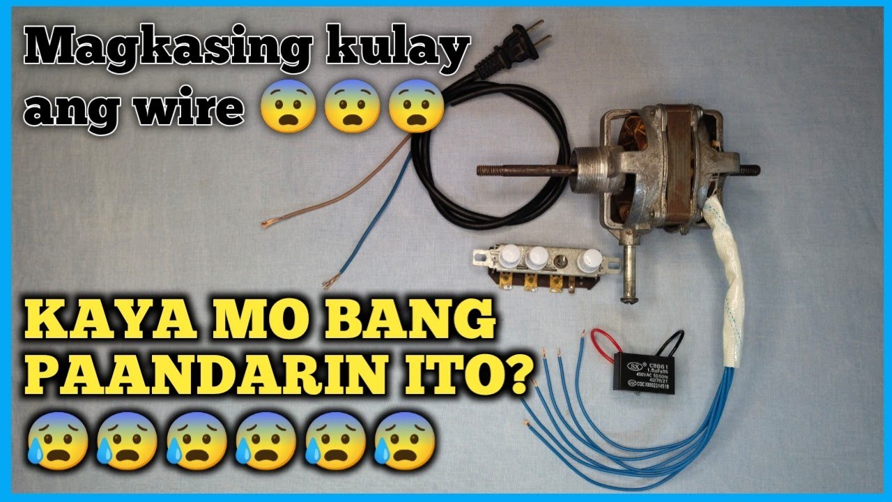 HOW TO WIRING ELECTRIC FAN MOTOR - YouTube