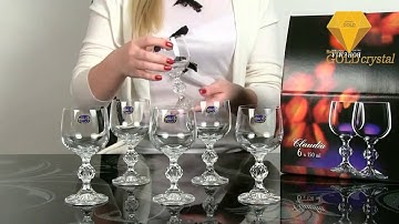 BỘ LY UỐNG RƯỢU VANG CAO CẤP || BOHEMIA CLAUDIA 150mL