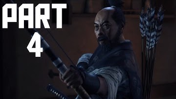 ghost of tsushima walkthrough gameplay part 4 - intro ps4