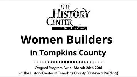 Women Builders in Tompkins County - 3-26-2016