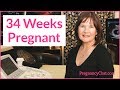"34 Weeks Pregnant" by PregnancyChat.com @PregChat