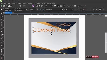 Creating a Professional Certificate Design using Guides   Coreldraw Tutorials   YouTube