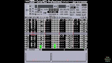Budbrain: It Began in Africa Amiga OctaMED View