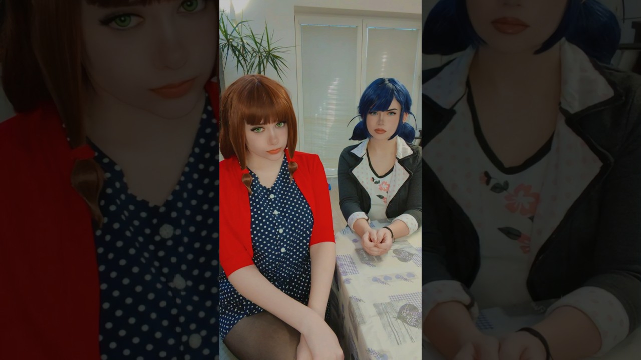 Come up with a lie | Adrien & Lila & Marinette @nikkihatsunecosplay#cosplay #miraculous #shorts