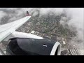 Air Canada Airbus A220-300 Cloudy Takeoff from Toronto Pearson | YYZ-YUL