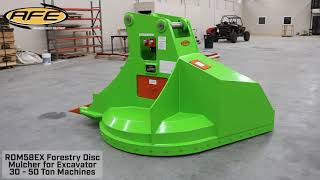 AFE RDM58EX Forestry Disc Mulcher. Engineered by Contractors, FOR Contractors!