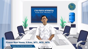 Etika Profesi Informatika: Kode Etik Profesi IT