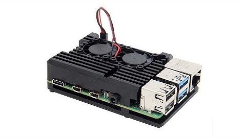 Корпус для Raspberry Pi 4 c активным охлаждением