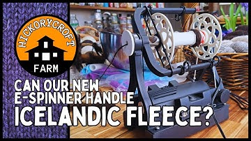 From WOOL TO YARN: EEW 6.1 E-Spinner By Dreaming Robots (Spinning Icelandic Sheep Wool Into Yarn)