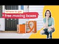 Need FREE moving boxes? This is where you get them...