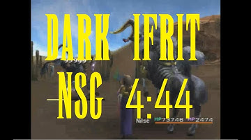Final Fantasy X [NSG] - Dark Ifrit in 4:44