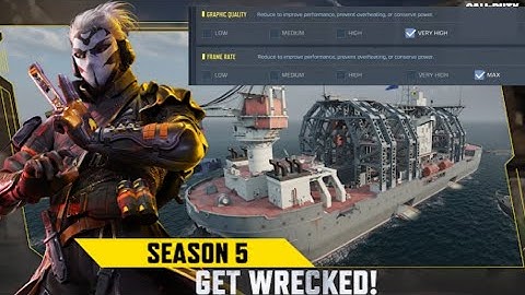 ALL MAX! UNLOCK MAX FPS AND GRAPHICS IN COD MOBILE SEASON 5 2023|#codm #tips #tipsandtricks