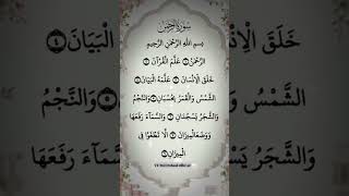 Surah Al Rahman Egzon Ibrahimi ﷺ