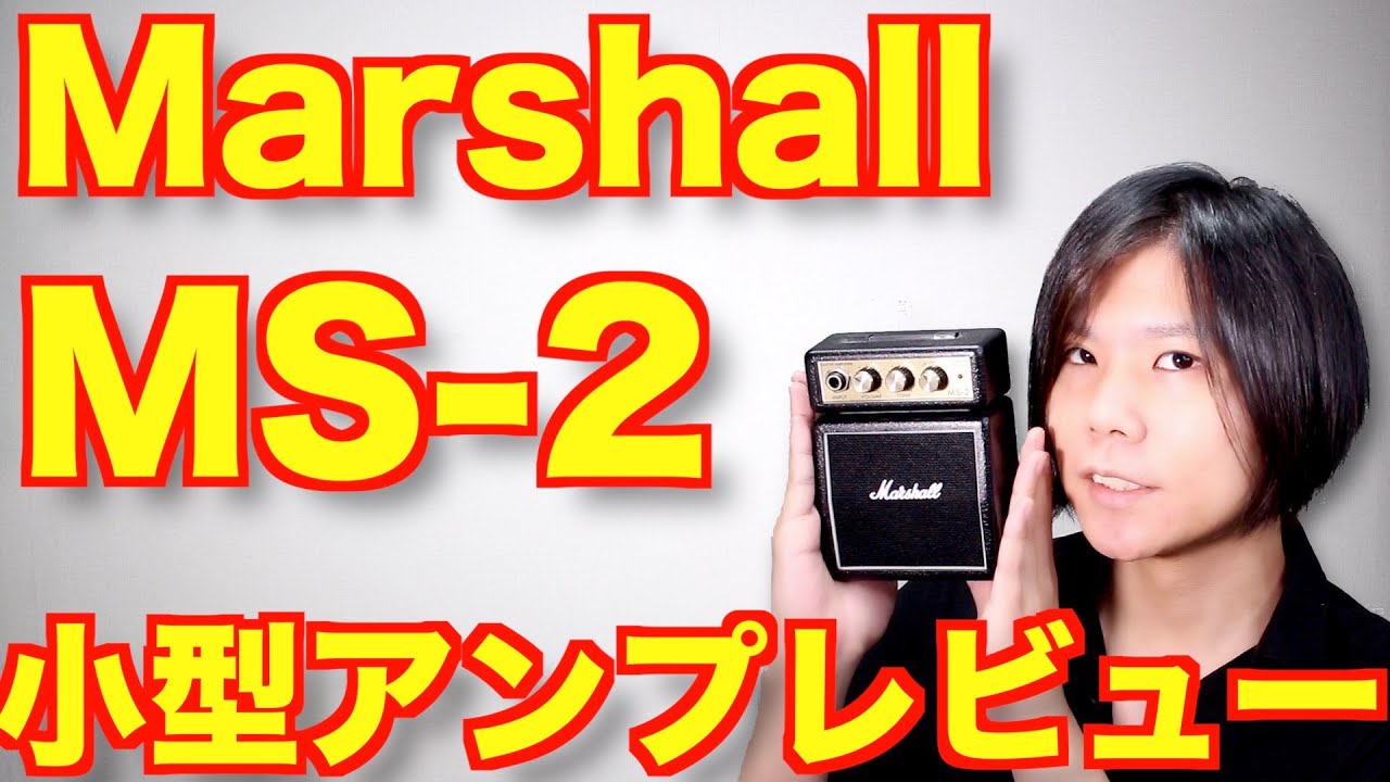 Ultra-compact amplifier] How to use the Marshall MS-2 and a review