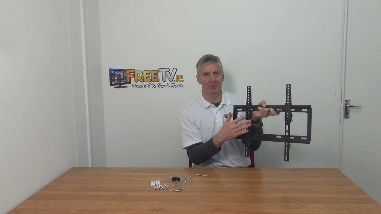 Slim Fixed TV Wall Bracket With Tilt (26-55" TVs)