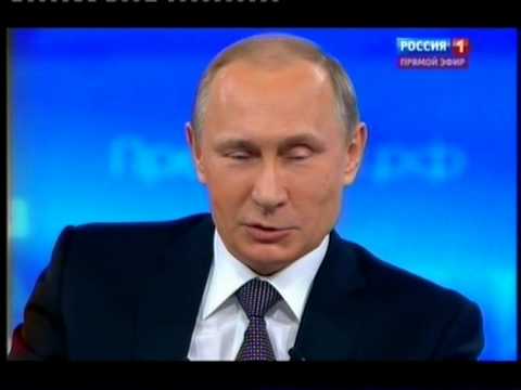 "Я ЛЮБЛЮ ВОЕННЫХ КРАСИВЫХ ЗДОРОВЕННЫХ..." (ПРЯМАЯ ЛИНИЯ ПУТИНА)