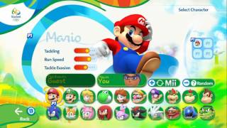 Mario & Sonic at the Rio 2016 Olympic Games Episode 1 - Football, Rugby Sevens