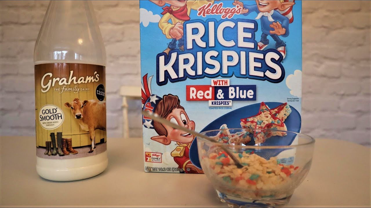 blue rice cereal
