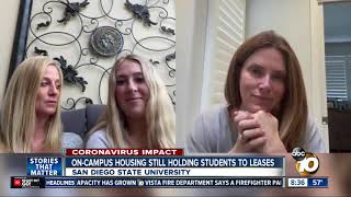 On-campus housing still holding students to leases