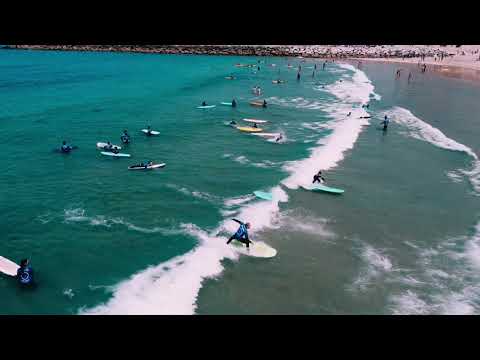 Surf Lesson in Ofir  | Portugal | Drone Footage