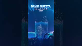 David guetta live in 808 music festivals 2023