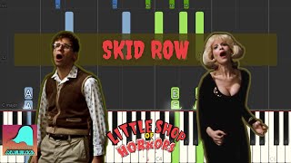 Skid Row (Downtown) - Little Shop Of Horrors | Piano Accompaniment Tutorial (Synthesia)