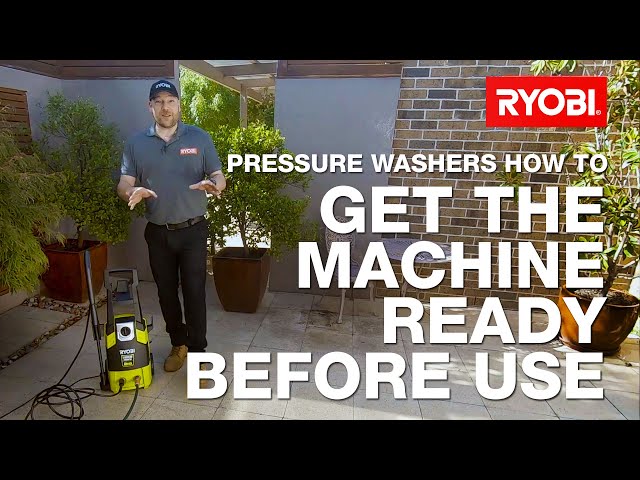 How to use the soap dispenser on your RYOBI pressure washer 